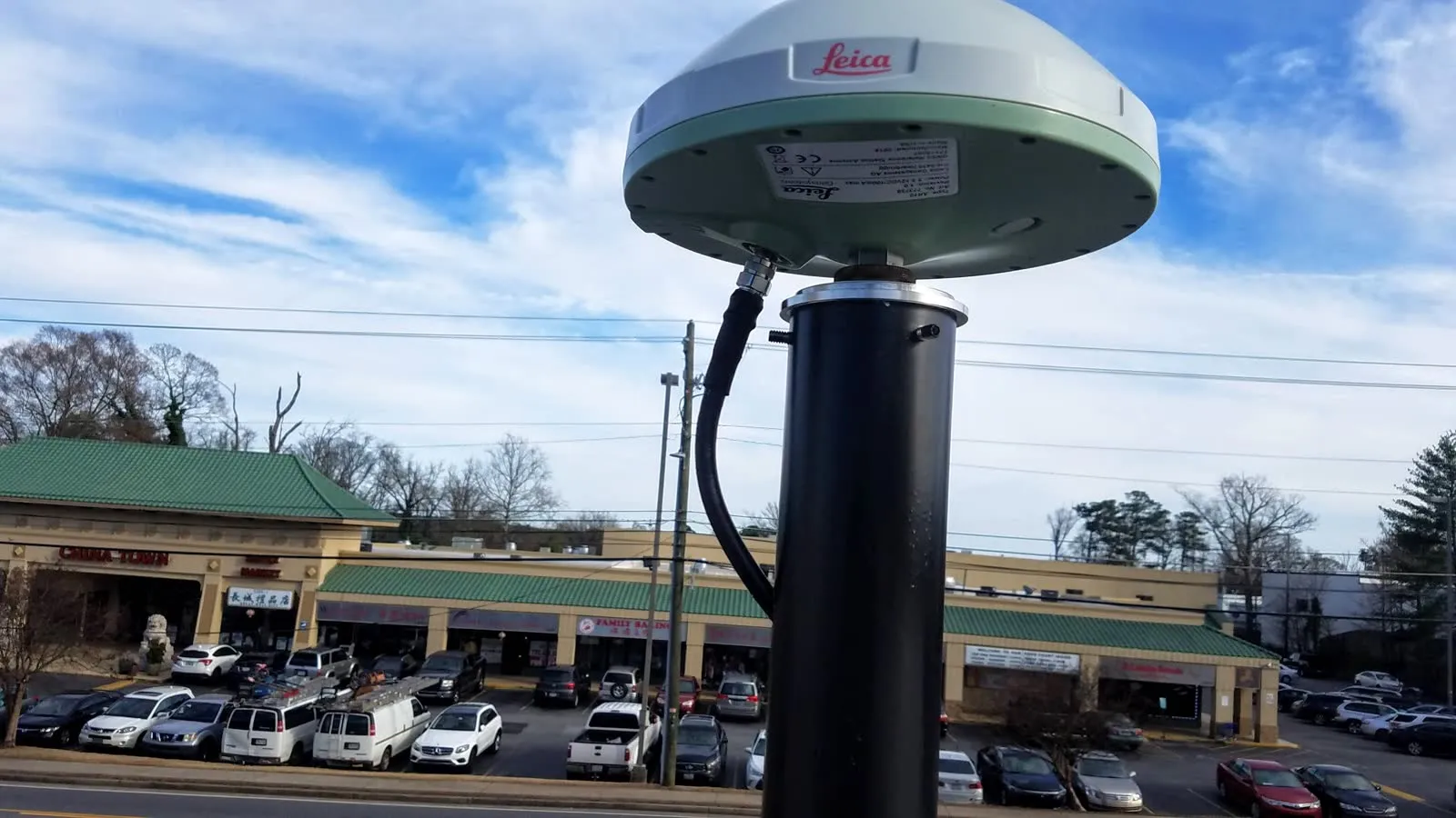 CORS antenna installation